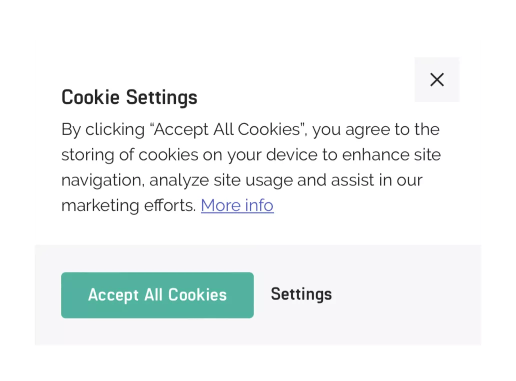 Webflow Cookie Consent Popup Fring