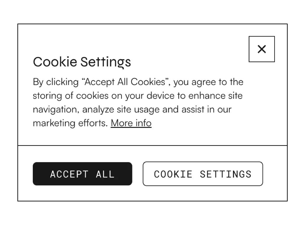 Webflow Cookie Consent Popup Pivitt